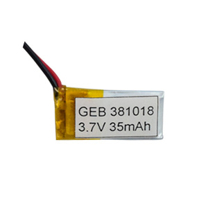 Fashion new lithium ion 381018 rechargeable <span class=keywords><strong>3</strong></span>,7 V 35 mAh more petty Battery lipo - Product Image 2