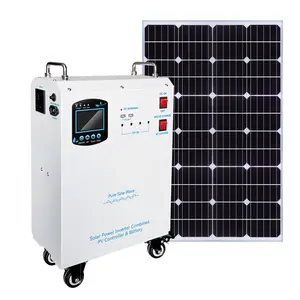small house solar power system hybrid energy storage solar system paneles solares para casa
