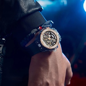 Montre automatique pour homme de luxe transparente, étanche, de haute qualité, avec bracelet en caoutchouc, personnalisable, livraison directe - Product Image 3