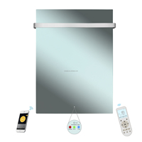 Inteligente integrado 7 días x 24 horas programación personalizada termostato electrónico desempañador M35D 350W calentadores de Panel de espejo infrarrojo