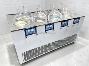 Máquina de helados vertical de 8 cilindros de 5.5L con certificación CE/ETL, máquina comercial italiana para hacer helados duros. - Product Image 5