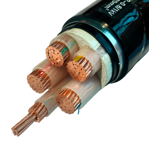 Cable de Alimentación de Bajo Voltaje YJV 5*16 con 5 Núcleos de 16 Pulgadas Cuadradas, Estándar Nacional, Núcleo de Cobre Puro, Material de Aislamiento XLPE PE - Product Image 6