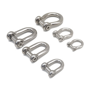 ห่วงยกสแตนเลสชนิด D ขนาด 6-20 มม. แบบล็อคด้วยมือสำหรับการขนส่งโลจิสติกส์ - Product Image 1