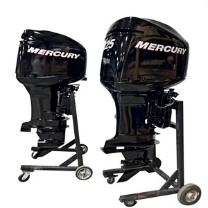 Listo para enviar, superventas: Par de motores fueraborda de 2 tiempos 2003 225XL 225hp DFI Optimax con eje de 25 pulgadas, 415/420 horas, con accesorios. - Product Image 1