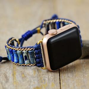 สายนาฬิกาอัจฉริยะสุดหรูสำหรับฤดูร้อน<span class=keywords><strong>2023</strong></span>สำหรับนาฬิกาชุดเครื่องประดับ8 7 6 5 4 3 2หยกสีเขียว - Product Image 5