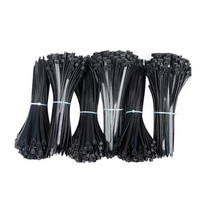 ที่ผูกซิปมีหลากหลายขนาดแพ็ค400สายสีดำสายไฟทนรังสียูวีโดย - Product Image 6