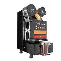 Machine de scellage automatique de gobelets pour soupes à emporter, équipement pour bubble tea et crèmes glacées, de haute qualité