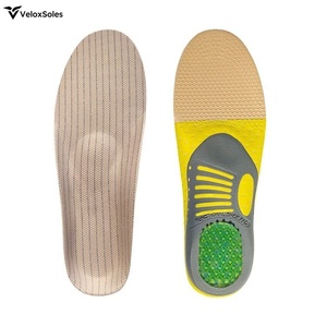 Plantillas deportivas de silicona EVA de espuma viscoelástica para hombres y mujeres, soporte de arco de Gel, comodidad antideslizante, absorción de impactos, ortopédico para correr - Product Image 6