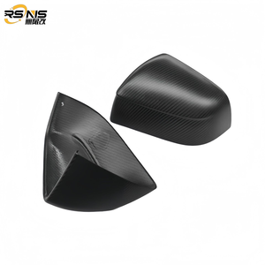 Cubiertas de Espejo Lateral de Fibra de Carbono Seca para Tesla Model 3/Model Y 2014-2024, Tapas de Espejo Retrovisor de 4 Puertas, Kit de Carrocería Exterior - Product Image 2