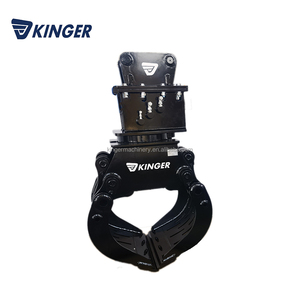 Grapa Hidráulica Giratoria para Demolición y Clasificación KINGER, Grapa Hidráulica para Trabajos de Construcción - Product Image 5
