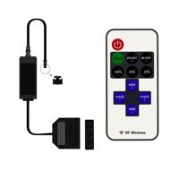 Feican meubles de haute qualité télécommande LED RGB étape fréquence lumière RF gradateur 48W/72W garantie de 2 ans