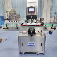 Machine de sertissage de capsulage de bouteilles à grande vitesse