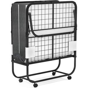 <span class=keywords><strong>Lit</strong></span> <span class=keywords><strong>pliant</strong></span> en acier portable simple avec matelas - Product Image 4