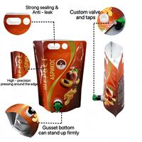 Bolsa con Boquilla para Detergente Líquido, Bolsa Vertical para Jabón de Lavavajillas, Suavizante de Telas, Recarga, Impresión de Logotipo Personalizado