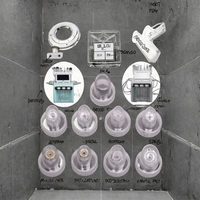 9 embouts pour appareil d'hydrodermabrasion Aqua Peeling, machine à vide 2 en 1, jet d'eau oxygénée H2O2, soin de beauté personnel