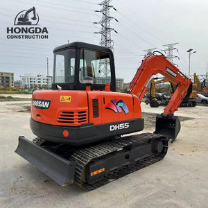 Venta al por mayor usada Doosan DH55 excavadoras 5,5 toneladas segunda mano excavadora sobre orugas motor Cummins componentes esenciales Corea del Sur - Product Image 3