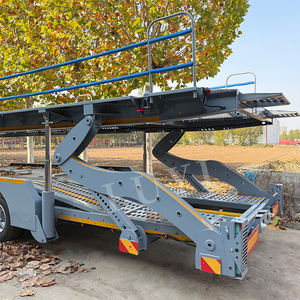 Semi-remorque porte-voitures de haute qualité à 3 essieux pour le transport de conteneurs de 20 pieds et 40 pieds - Product Image 3