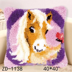 Duan bordado almohada lana ganchillo Cruz alfombra bordado almohada sofá cojín hecho a mano <span class=keywords><strong>curso</strong></span> - Product Image 5