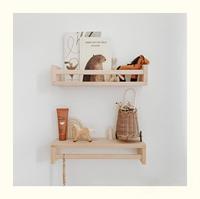 Panier de rangement pour poussette en rotin naturel tressé fait main, panier décoratif pour chambre d'enfant, 3 couleurs - Vente chaude