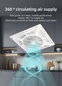 Futude nhà máy giá thiết kế mới 60x60 14 inch tốc độ cao dễ dàng cài đặt quạt trần giả với bộ điều khiển - Product Image 5