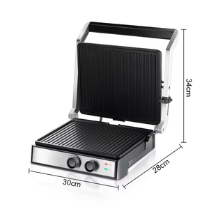 Plancha Eléctrica de Contacto para Sándwiches y Paninis, para Restaurante - Product Image 5