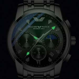 Reloj Deportivo de Cuarzo para Mujer de 13.ª Generación, Luminoso, Resistente al Agua, con Medición de Temperatura, Correa de Acero Inoxidable, Venta al Por Mayor - Product Image 5