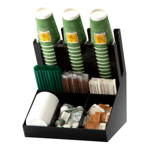 Distributeur de tasses à café et organisateur de type debout pour dépanneur Boîte de rangement pour le stockage de condiments de café - Product Image 4