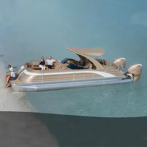 2024 Kinlife роскошная яхта из стекловолокна БИМИНИ верхняя понтонная лодка для игрушечных вечеринок доступна на продажу