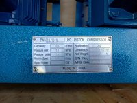 Compresor de Gas LPG Corken 491 de 1.6-7.5kw, Refrigerado por Aire, Sin Aceite, Configuración Estacionaria, Fuente de Alimentación CA 380V/220V