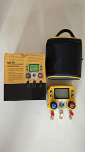 Jauge de collecteur numérique Jauges AC de contrôle d'application Auto A/C Service HVAC Manomètre de réfrigérant intelligent Testeur de température et de vide - Product Image 4