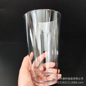 Vaso Acrílico Transparente Inclinado de Gran Capacidad para Uso Comercial en Restaurantes, Bebidas Frías, Jugos, Leche y Té - Product Image 5