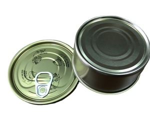 Caja redonda de estaño de aluminio Latas de metal personalizadas Latas de hojalata de <span class=keywords><strong>3</strong></span> piezas para embalaje de alimentos - Product Image 1
