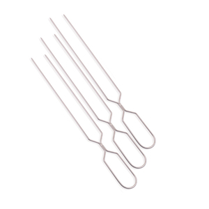 Brochettes de barbecue réutilisables <span class=keywords><strong>en</strong></span> acier inoxydable, bâtonnets <span class=keywords><strong>en</strong></span> <span class=keywords><strong>fer</strong></span> pour kebab, outils de cuisine <span class=keywords><strong>en</strong></span> métal pour le camping <span class=keywords><strong>en</strong></span> plein air et les <span class=keywords><strong>pique</strong></span>-niques - Product Image 4