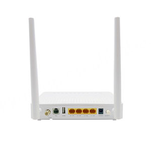 Modem fibre ONT personnalisé RJ11 et RJ45 CATV 1GE 3FE 4 ports 2.4 Ghz 300Mbps Wifi Gpon ONU Routeur sans fil - Product Image 1