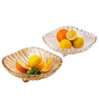 Assiette à salade de fruits colorée de style minimaliste nordique, motif uni, créative, pour fruits secs, gâteaux, collations et bonbons, pour la maison
