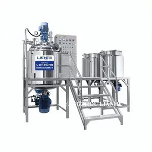 Miglior Prezzo Liquido Emulsionante Omogeneizzatore Serbatoio Elettrico di Riscaldamento A Vapore Mixer Rivestito In Acciaio Inox Serbatoio di Miscelazione con Agitatore