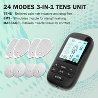 Appareil de massage électrique TENS EMS puissant à double canal, machine de physiothérapie par impulsions pour la fatigue musculaire du cou et la relaxation corporelle