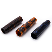 Capuchon de stylo-plume en celluloïd sur mesure, tournage CNC, découpe à facettes, tube de stylo en résine polie pour pièces de stylo-plume faites à la main