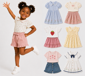 Ropa Deportiva de Verano para Niños, Paquete Mixto Integrado, Modelos Surtidos Aleatorios 2026.4, Origen CN/GUA, Disponible para Cooperación - Product Image 1