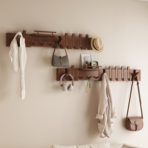 Piano Key Coat Rack for Front <b>Door</b>, Wall-Mounted, Hole-Mounted, Living Room, Home Use, Entrance Hall, Multifunctional Creative - Product Image 1