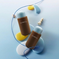 Bouteille de shampooing durable de 200 ml, écologique, réutilisable, de haute qualité, personnalisable, en plastique, pour les produits de soin des cheveux