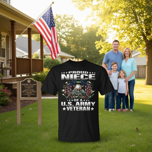 T-shirt Orgoglio Familiare per Veterani dell'Esercito degli Stati Uniti - Product Image 3