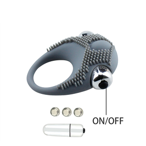 Anillos Vibradores de Silicona para Estimulación Masculina, Juguete Sexual para Adultos - Product Image 3