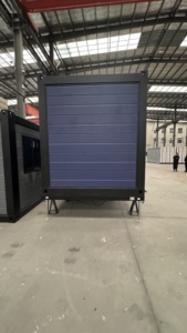 Casa Contenedor Portátil de Acero de Alta Calidad en Oferta, Estructura Plana para Oficina, Dormitorio, Campamento al Aire Libre - Product Image 4