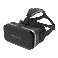 Casque VR de Réalité Virtuelle VR SHINECON Compatible Téléphone iOS/Android 4,7-6,5 Pouces avec Télécommande