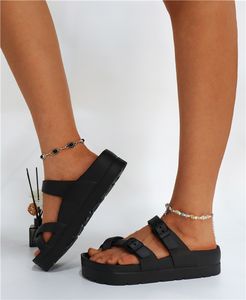 Sandales à talons en EVA à semelle épaisse 2024, confortables, avec massage, semelle souple, pantoufles pour femmes, été, convient aux couples - Product Image 4