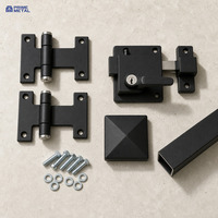 Portail battant en aluminium pour allée et jardin (PM-06)