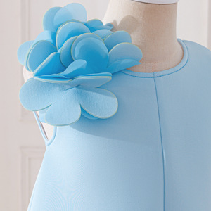 Nuevo Vestido de Niña de Flores para Fiesta de Cumpleaños, Primera Comunión, Boda, Ropa Infantil, Vestido de Fiesta para Niña - Product Image 4