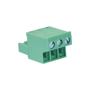 Promotional Oem 300V 15A Electric Plug-In Terminal Block With Brass Frame Nickel Plated