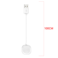 Câble de charge magnétique USB 1M pour montre connectée Michael Kors MKT5017 avec gaine en PVC TPE et blindage tressé